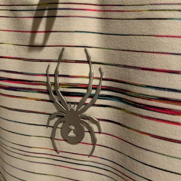 Spyder long sleeve 1/2 zip mock turtle neck top. - Picture 7 of 8